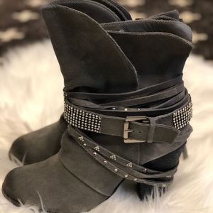 Naughty Monkey Suede Booties